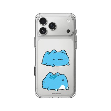 iPhone 17 Pro Max Clear Case（相機按鈕） 透明 - 貓貓蟲咖波 Bugcat Capoo - 懶洋洋