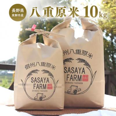 ふるさと納税 東御市 東御市産八重原米 精米 10kg (5kg×2袋)