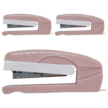 PENROTE 筆樂 360度可旋轉釘書機 KC0864-PK  粉色  3個