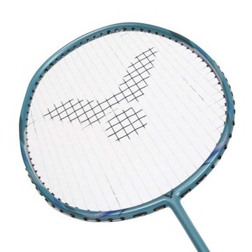 VICTOR 神速穿線拍-羽毛球 球拍 訓練 勝利 ARS-3210_WS-F 墨綠藍