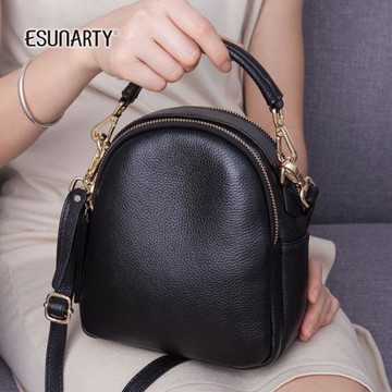 上新小包包女2024新款潮真皮單肩斜挎包女時尚百搭軟皮迷你手提包