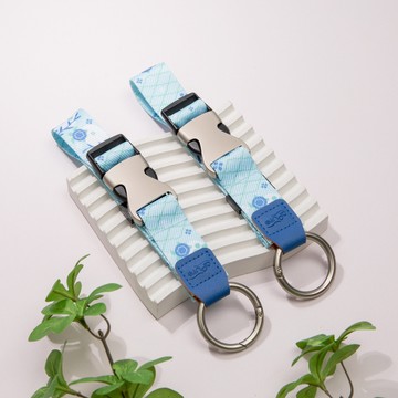 aPure行李扣環-心之所龜(藍)