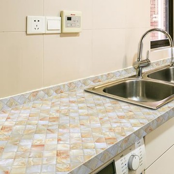 廚房防水防油防潮貼紙櫥柜柜子紙墊桌面臺面鋪紙防燙耐高溫自粘