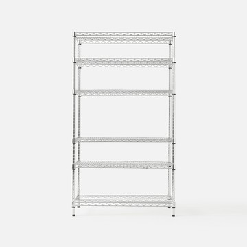 特力屋鍍鉻六層架寬90*深60*高150公分