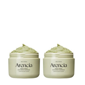 Arencia 綠意清新年糕潔面乳120g雙入組