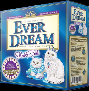 【米瑞寵物】EVER DREAM 韓國藍貓 速凝結貓砂-草本清香(紫)