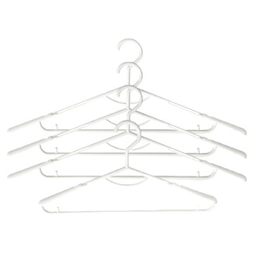 XIS 艾克思 典藏護肩伸縮塑膠衣架 4入組 聚丙烯(PP)材質 尺寸約42x21.8公分  1組