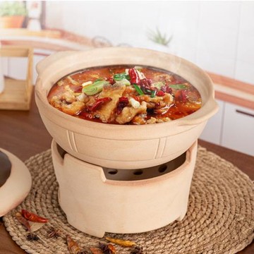 木炭爐港式打邊爐家用火鍋砂鍋煎鍋戶外地攤泥爐圍爐燒烤取暖商用