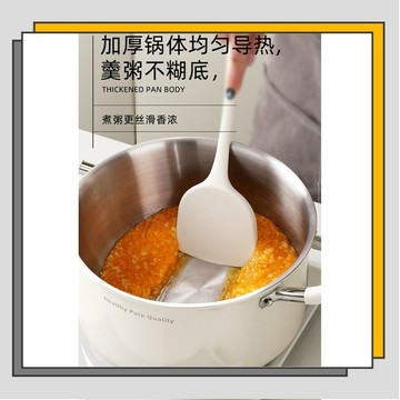 🔥臺灣出貨🔥【無塗層安心】316不鏽鋼陶瓷湯鍋 加厚雙耳防燙 煲湯蒸煮燉鍋IH爐通用｜宥寶親選/