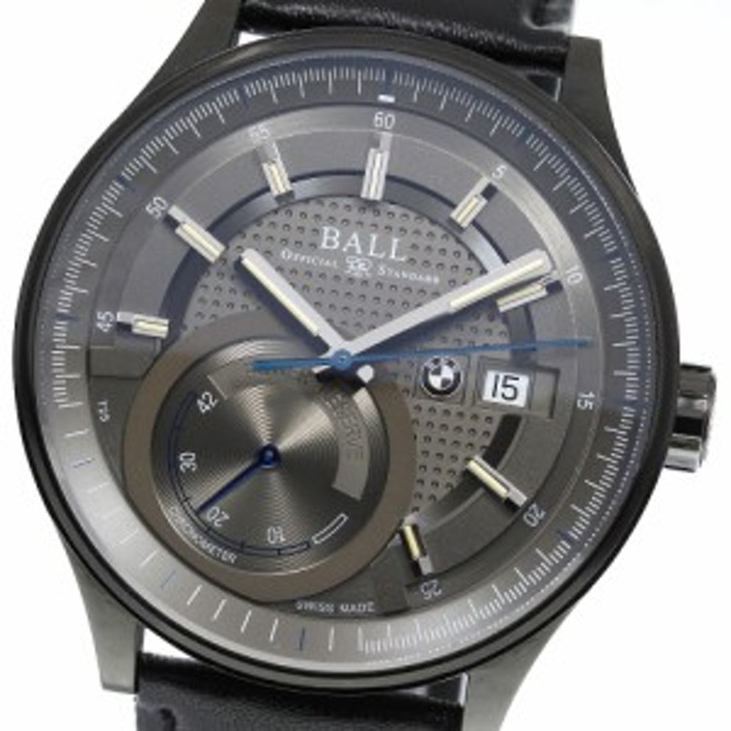 ボールウォッチ BALLWATCH PM3010C-LBR1CJ-GY BMW パワーリザーブ BMW100周年記念 自動巻き メンズ 美品 _760583