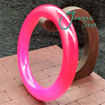 16.5圍天然冰種圓骨紅玉髓瑪瑙手鐲 (面寬1cm )-Joanna Shop-63