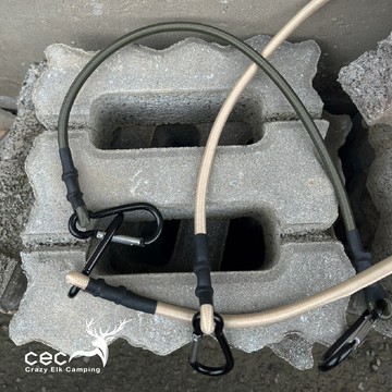 cec風麋露d扣彈性繩 兩色 120cm(悠遊戶外)