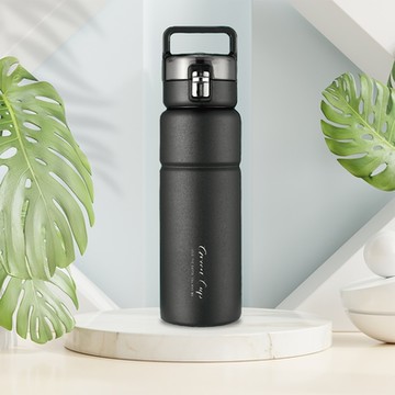 GREEN CUP 芊杯316不鏽鋼手提彈蓋吸管杯-680ml-1支