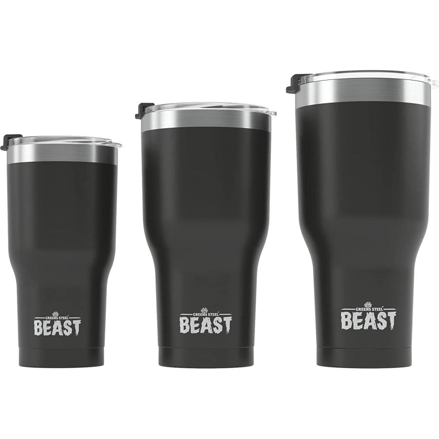 Beast oz Tumbler Stainless Steel Vacuum Insulated Coffee Ice Cup Double Wall Travel Flask