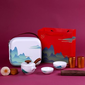 器社旅行茶具套裝便攜包功夫茶具家用簡約茶杯套裝快克杯一壺