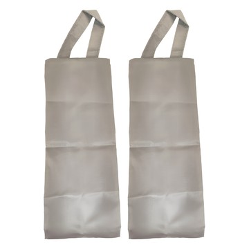 摺疊小提袋 灰色 (2入) 水洗布  28 x 10.5cm