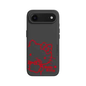 iPhone Air SolidX 黑 - 三麗鷗-Hello Kitty - 簡約系列-蘋果咬一口