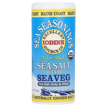 Maine Coast Sea Vegetables, 海的調味，海鹽和海菜，1.5盎司（43克）