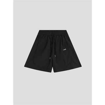 INSstudios 國潮情侶美式小logo刺繡戶外速干短褲休閑運動五分褲