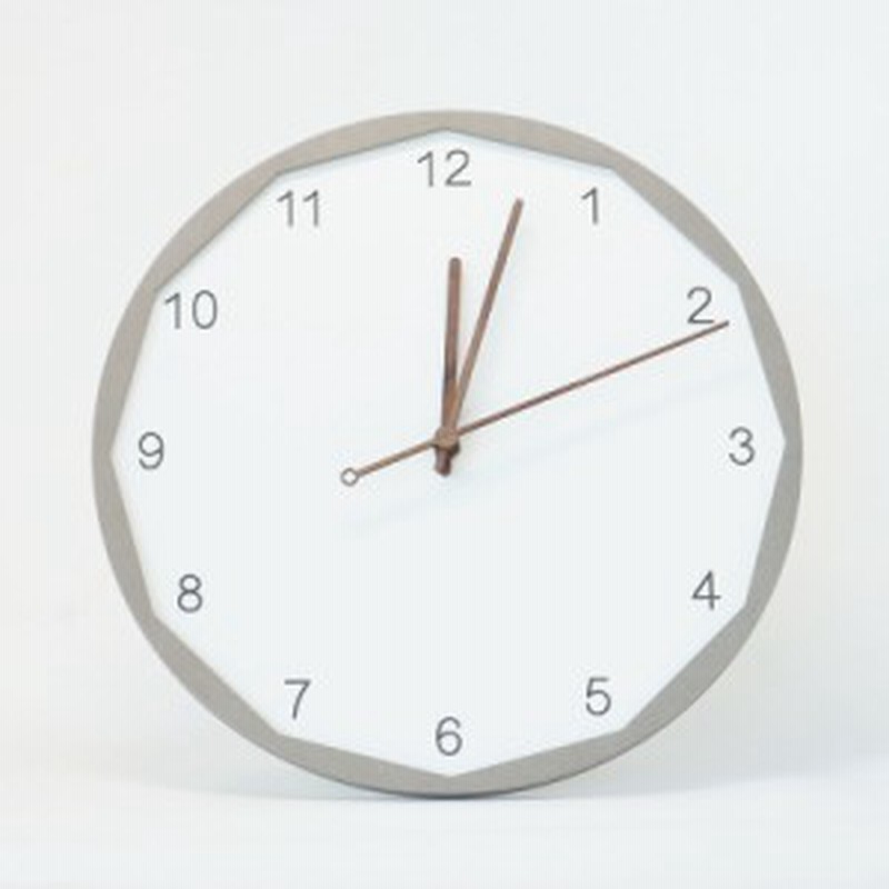 Nordic Style Wall Clock 壁掛け時計 おしゃれ 北欧 デザイナーズ グレー 白 ホワイト ナチュラル かわいい モノトーン 静音 音がしない 通販 Lineポイント最大1 0 Get Lineショッピング