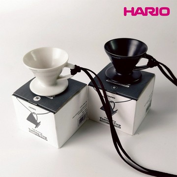 HARIO V60老岩泥迷你品飲杯/磁石杯/試飲 兩色選 - 黑色