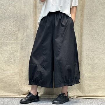 🧡任2件結帳77折🧡中大尺碼 長褲 日系文藝棉質燈籠褲【042399】SEP10｜2色  19LADY〔現貨〕