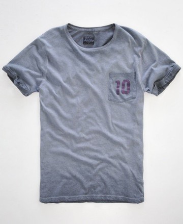 Superdry Men's Men's Eagle Pocket T-Shirt Light Grey / Nelson Grey - Size: S