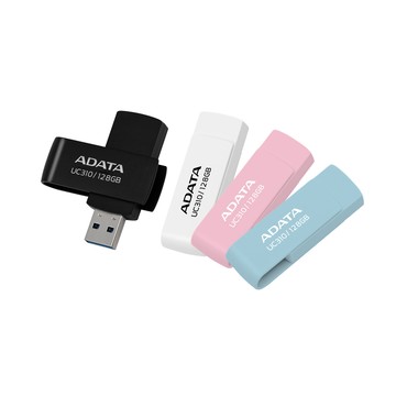 ADATA UC310 USB3.2 Gen1 128G 旋轉隨身碟