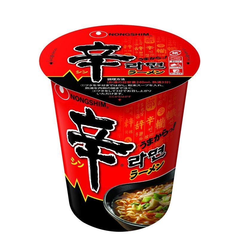 農心ジャパン 辛ラーメンカップ 68g×12個