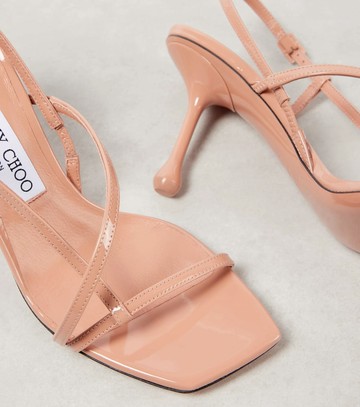 Jimmy Choo Etana 80 patent leather sandals