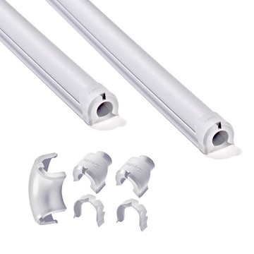 Declu Cable Deco Plus 2M 設計款電線整理槽全配組 大尺寸  淺灰色  1個