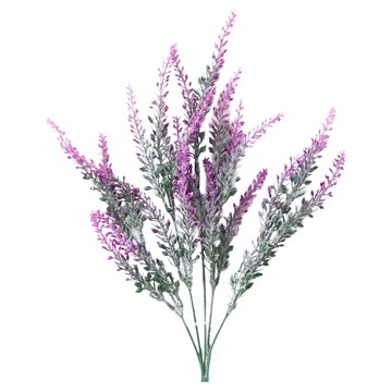 FLORAL M 仿真薰衣草花 南法花園勃根地花材 居家裝飾 花藝擺設  紫色  1個
