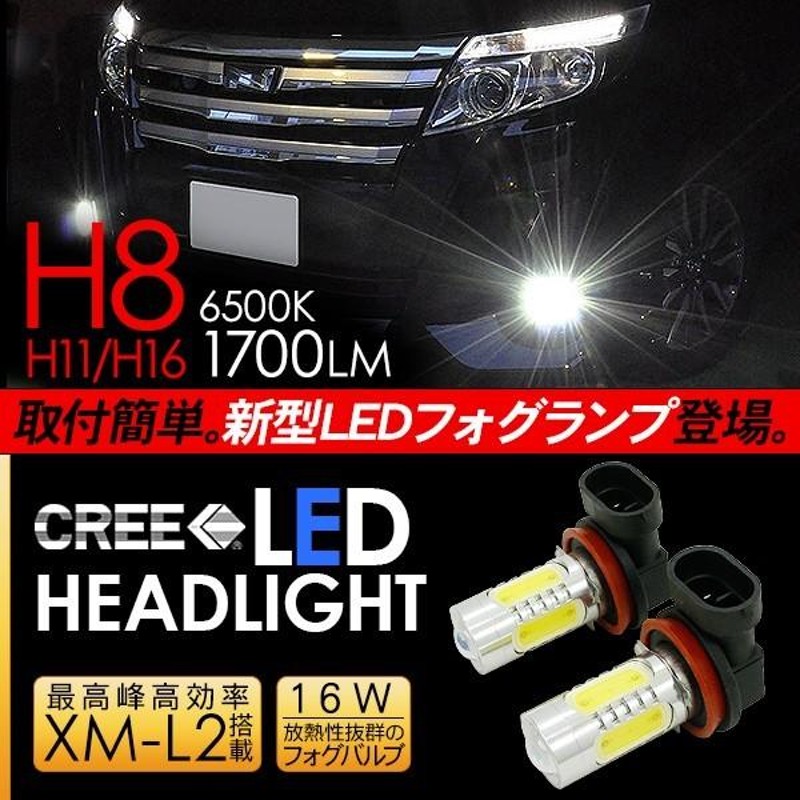 ヴォクシー80系 / ノア80系 専用 LED フォグランプ H8/H11/H16 LEDフォグバルブ フォグライト 超高性能LEDライト 電装パーツ  | LINEショッピング