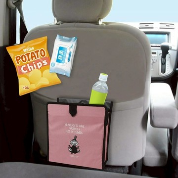 日本 限定 嚕嚕米 小不點  Little My 車用多功能收納袋 車用座椅背收納袋 車用收納袋 小物收納袋 垃圾桶