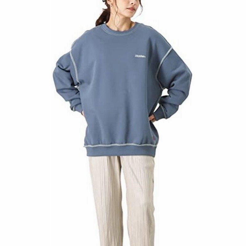 Dickies ディッキーズ トレーナー 綿100 M L 4色展開 秋 冬 裏毛 ロゴ バックプリント レディース ブルー L 通販 Lineポイント最大0 5 Get Lineショッピング