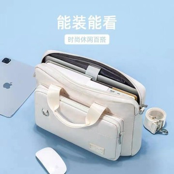 桃園出貨✨電腦包女士2025新款筆記本手提內膽通勤男公文包單肩聯想遊戲本