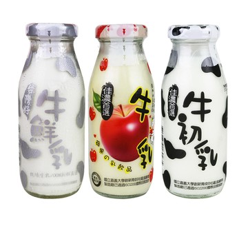 調味乳 【高屏羊乳】台灣好系列-SGS玻瓶綜合牛奶200mlx60瓶(任選組合)