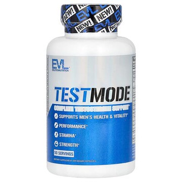 EVLution Nutrition, TestMode，多方位睪丸甾酮支援，100 粒素食膠囊