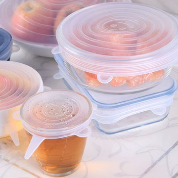 臺灣出🚚多規格硅膠蓋圓形食品級硅膠保鮮蓋家用加厚密封碗蓋耐高溫保鮮蓋