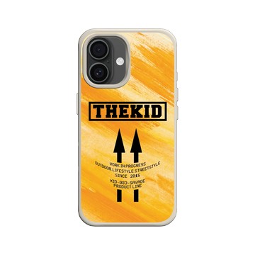 iPhone 16 SolidX 貝殼灰 - KID - THEKID-黃雙箭頭款