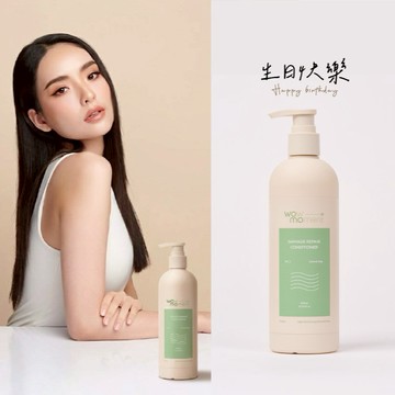 【韓國 womo 】 專為燙染後受損髮而生 洗後持香 質感升級｜受損髮專家 水柚護髮素 400ml