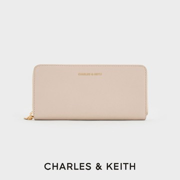 【CHARLES & KEITH】Dulcie 拉鍊長夾｜經典色補貨到｜通勤簡約時尚｜情人節快樂｜生日禮物｜快速出貨｜小CK