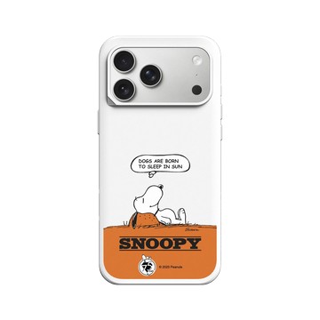 iPhone 17 Pro Max SolidX 白 - 史努比 Snoopy 75th Anniversary - 75週年-休息一下