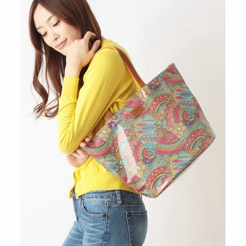 Topkapi トプカピ リバティファブリック ビニールコーティング トートバッグ 通販 Lineポイント最大0 5 Get Lineショッピング