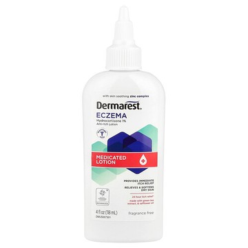 Dermarest, 溼疹，醫級使用乳液，無香，4 液量盎司（118 毫升）