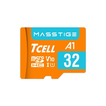 TCELL MASSTIGE A1 microSDHC UHS-I U1 V10 100MB 32GB 記憶卡(2入組)