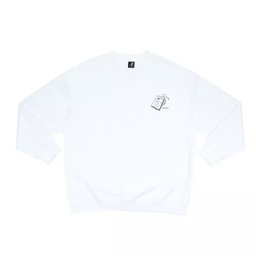 KANGOL 大學T 米白 拼圖 旗幟 長袖 上衣 中性 6555100501