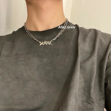 頸鍊男生女生項鍊鎖骨鏈情侶禮物情侶項鍊☒◕✜【5折】 危險荊棘百搭項鍊男潮男個性潮流炫酷新款不掉【滿199發貨】