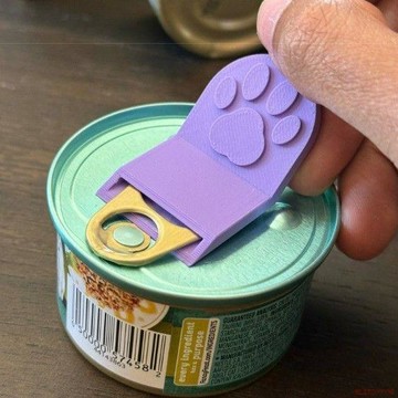 桃園出貨✨新款3D打印家用貓咪開蓋神器萬能可愛貓爪開罐器廚房開罐頭神器