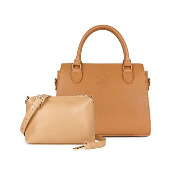 HELLO KITTY 法式午茶 托特包-栗茶棕